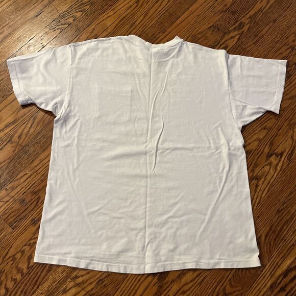 Vintage Hanes Pro Line Boats Pocket Single Stitched Made In USA Thrashed XL - Picture 7 of 9